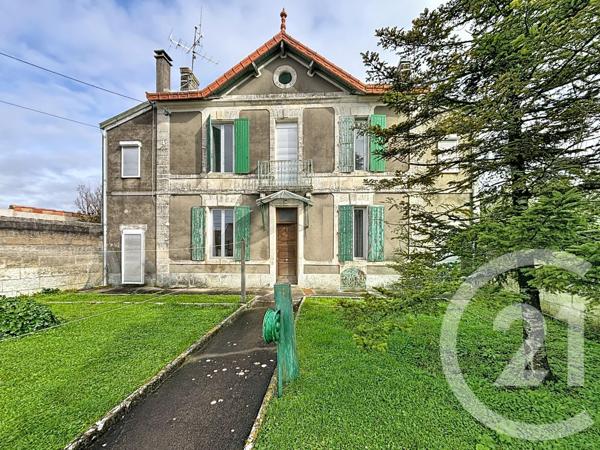 Maison à vendre  5 pièces - 120 m 2   RUELLE SUR TOUVRE  - 16