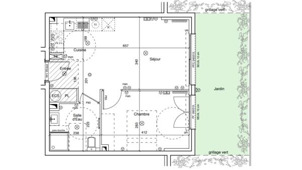 Appartement à vendre 2 pièces 40 m² Castellar