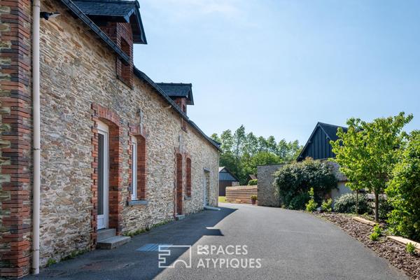 Longère dans son écrin de verdure à Châteaubriant