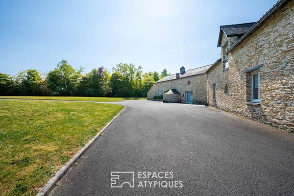 Longère dans son écrin de verdure à Châteaubriant