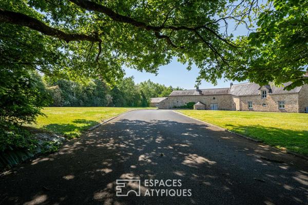 Longère dans son écrin de verdure à Châteaubriant