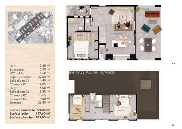 Maison à BAIE-MAHAULT, 97122 - 4 pièces 91m²