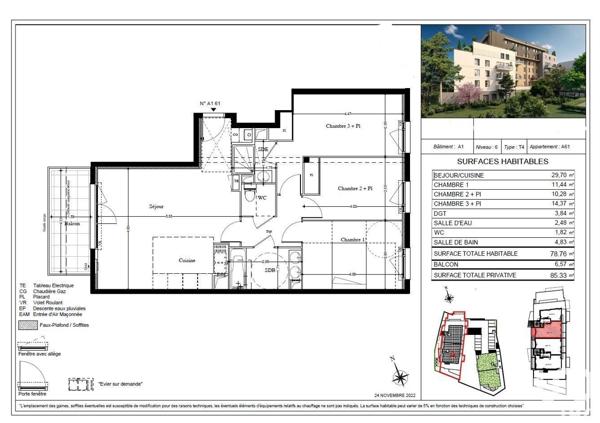 Appartement à vendre 4 pièces 79 m² Avignon