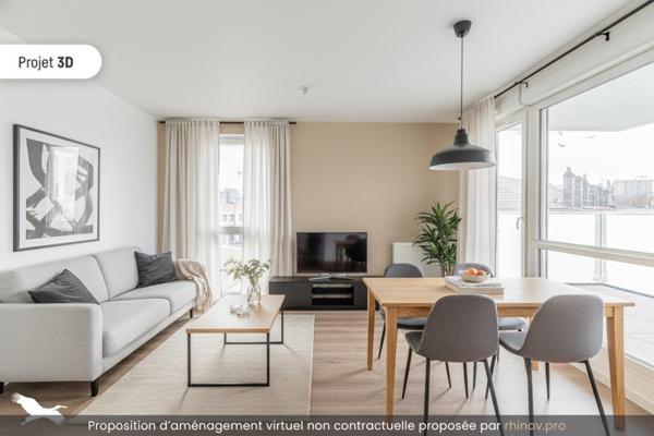 Appartement à vendre |                                       Bordeaux |                                        3 pièces  |  61 m²