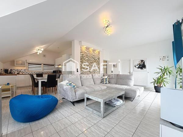 Appartement 2 chambres,grand garage,terasse