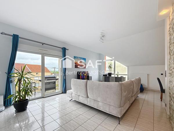 Appartement 2 chambres,grand garage,terasse