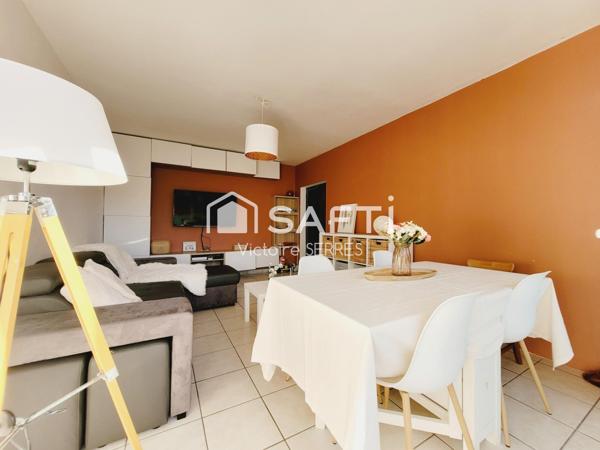 Appartement 3 chambres - balcon plein sud