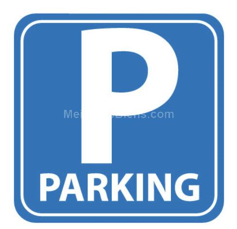 Place de parking sécurisée en sous-sol!