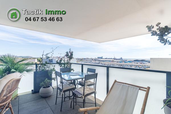 Sète, appartement, 2 pièces, terrasse.