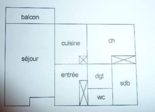 Appartement T2 - Balcon - Ascenseur - Transformable T3 - Métro - Commerces - Idéal premier achat