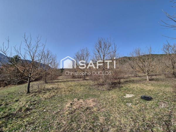 Terrain constructible sur parcelle agricole.