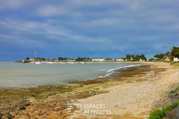 Propriété pieds dans l’eau avec vue mer panoramique