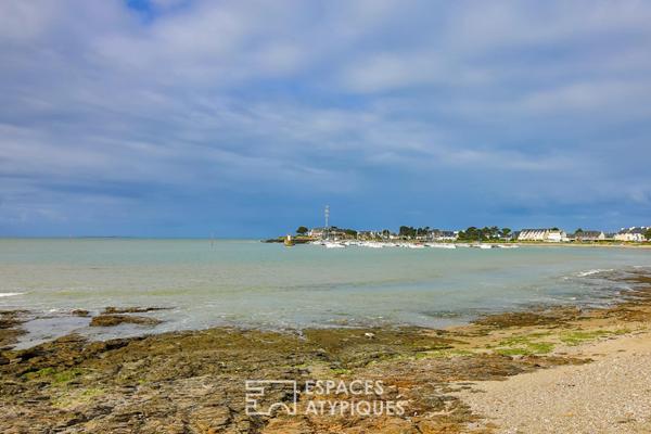 Propriété pieds dans l’eau avec vue mer panoramique
