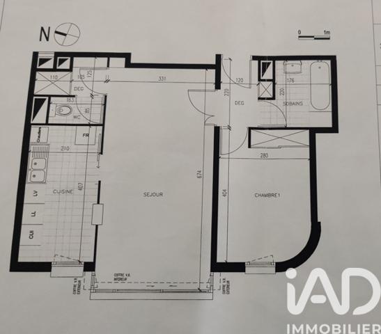 Appartement à vendre 2 pièces 52 m² Neuilly-sur-Marne