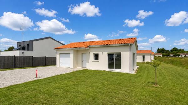 Pavillon de plain-pied neuf à Mansle 3 chambres avec garag