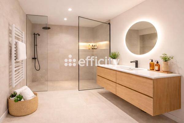 Appartement 3 pièces - 74 m² Exclusivité efficity