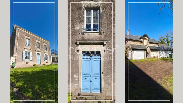 Maison de Maître de caractère – 239 m² – Parcelle de plus de 3 300 m² – Sud de Nort-sur-Erdre