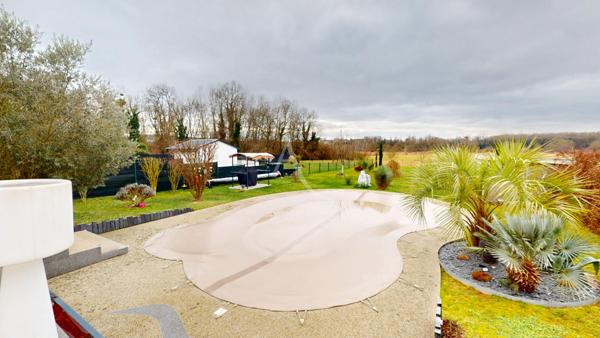Maison d'architecte familiale avec piscine - DPE B