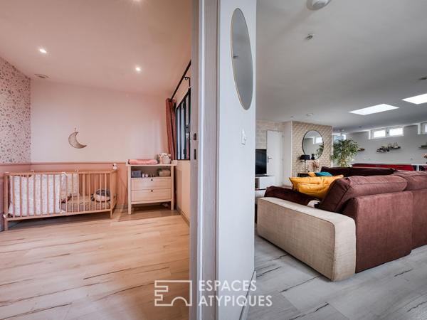 Loft avec véranda au Hameau de la Roche