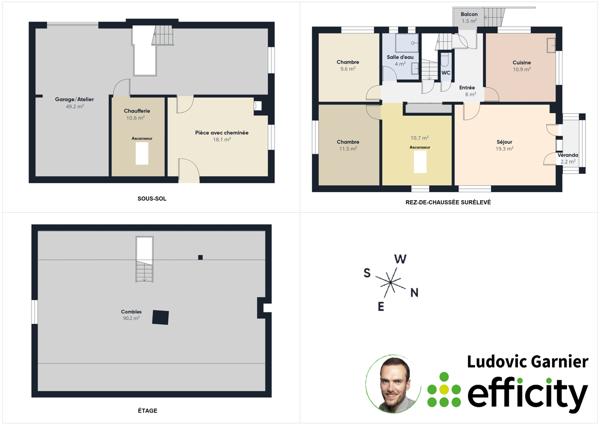 Maison 4 pièces - 70 m²