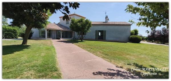 Maison 194 m² avec piscine, 4 chambres à 10 mn de Castelculier