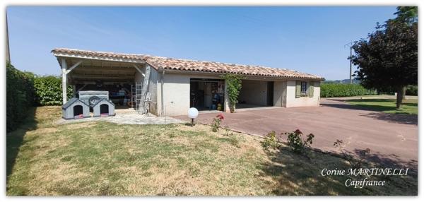 Maison 194 m² avec piscine, 4 chambres à 10 mn de Castelculier