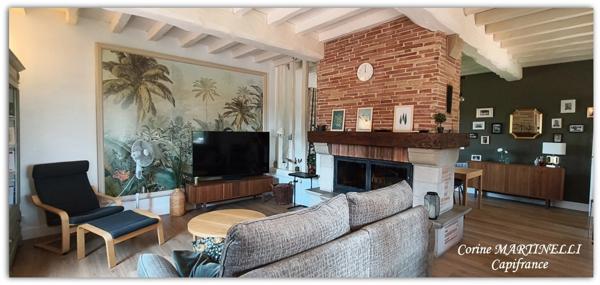 Maison 194 m² avec piscine, 4 chambres à 10 mn de Castelculier