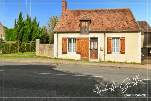 Dpt Cher (18), à vendre CHATEAUMEILLANT maison P3 de 87 m² - Terrain de 1 440,00 m²