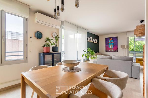 Appartement contemporain avec terrasse et son garage double proche Monplaisir