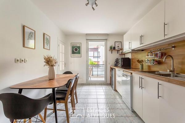 Appartement contemporain avec terrasse et son garage double proche Monplaisir
