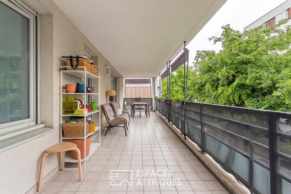 Appartement contemporain avec terrasse et son garage double proche Monplaisir