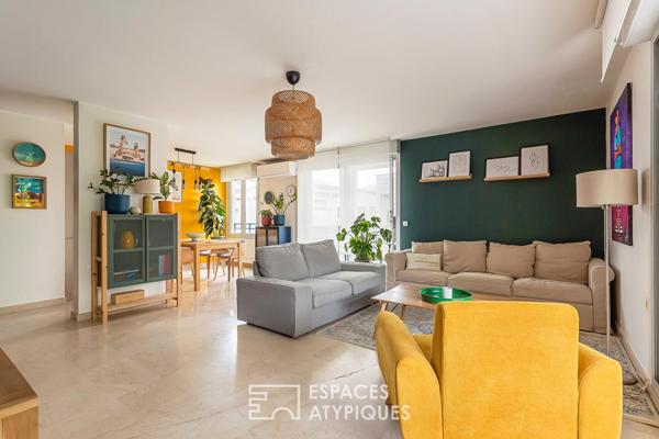 Appartement contemporain avec terrasse et son garage double proche Monplaisir
