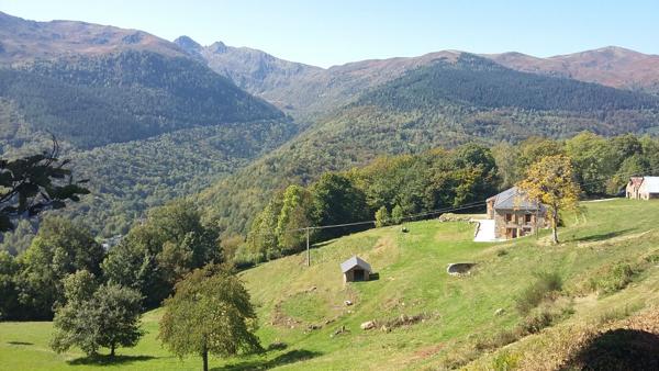 Corps de ferme de montagne , superbement rénové , dépendances 3.2 HA Tarascon sur ariege