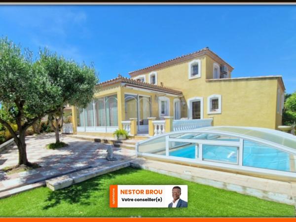 Maison contemporaine de 6 pièces avec piscine couverte – BALARUC LES BAINS (34)