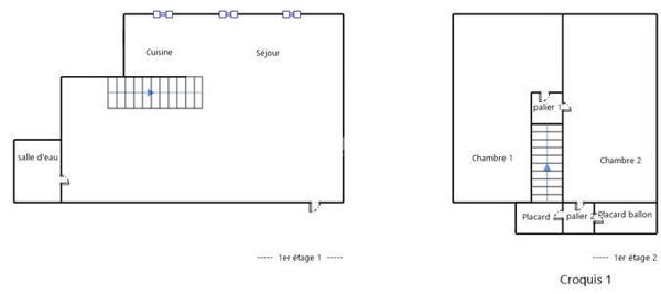Appartement 3 pièces en duplex