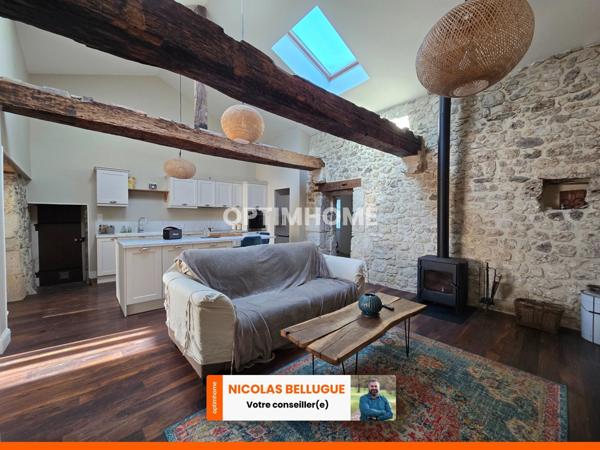 Maison en pierre rénovée