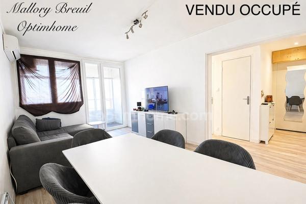 Appartement T3 52m2 loué avec loggia et cave à SETE (34)