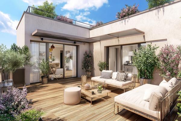 Paris 20e – Duplex 4 pièces avec grande terrasse – Calme absolu