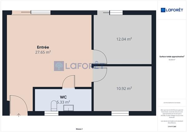 Achat appartement Grosseto-Prugna - 3 pièce(s) - 54 m² - 351 000 €