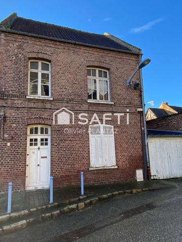 Maison centre ville à rénover  3 ch - jardin - garage