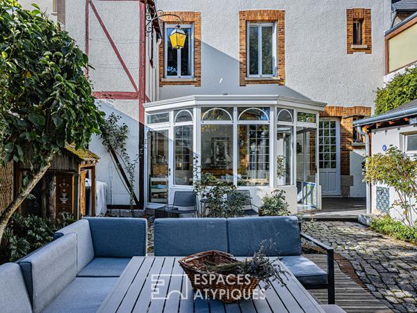 Elégante maison bourgeoise et son jardin