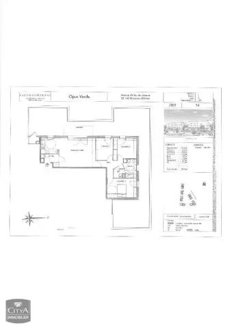 Appartement à louer 4 pièces 78.74m² Villenave-d'Ornon (33140)