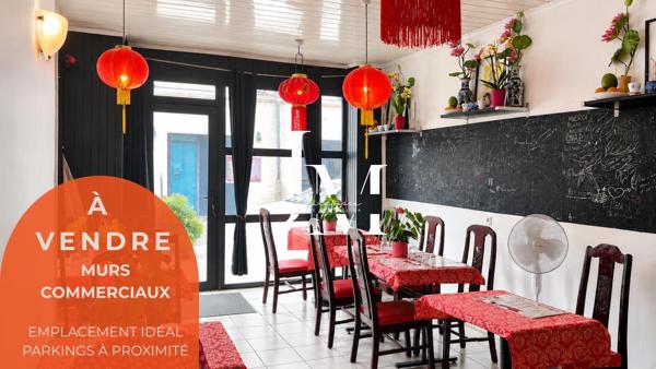 LOCAL COMMERCIAL 41 m² + Cave 25 m² + APPARTEMENT T3 54 m² – CŒUR DE VILLEMUR-SUR-TARN