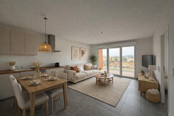 A LOUER  - Frejus - BEAU T2 AVEC TERRASSE ET PARKING - PROGRAMME 2019