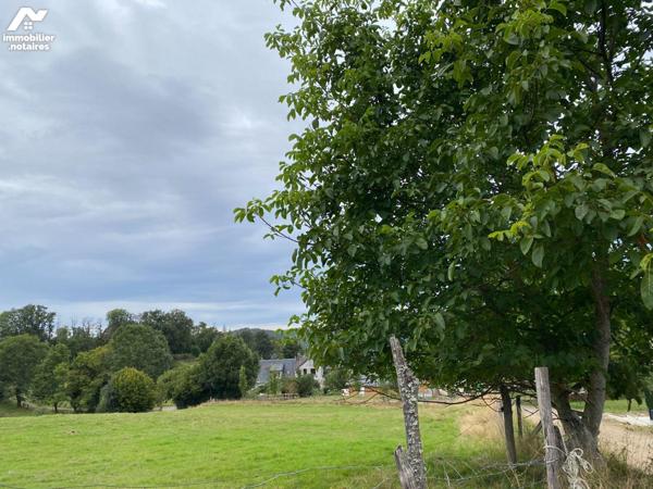 A VENDRE, dans centre-bourg  de Soursac, ensemble comprenant deux maisons couvertes en ardoises...