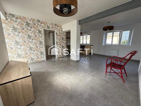 Spacieuse maison avec jardin en bord de rivière !