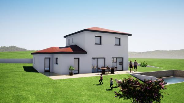 Projet de construction 128 m² habi + garage sur La Fouillouse avec 970 m2 de terrain
