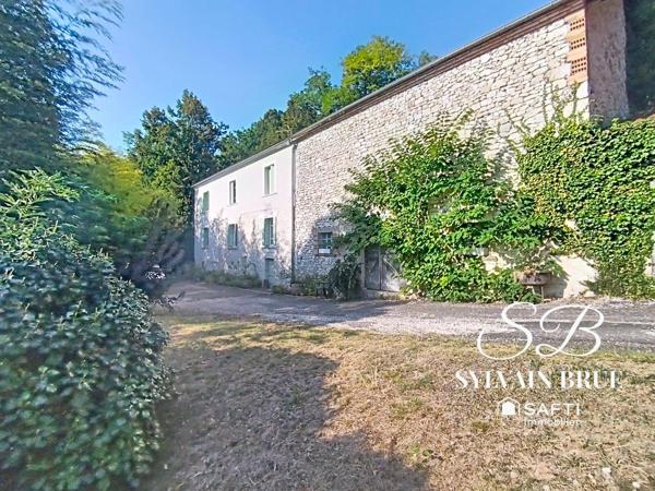 Maison en pierre Quercy Blanc avec hangar et grange – Potentiel rénovation totale