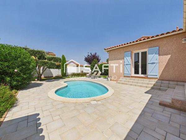 Claira - Villa 4 pièces avec piscine, garage et jardin arboré