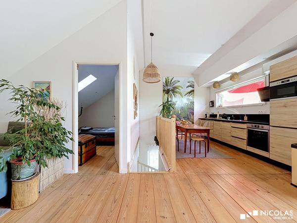 CENON — Le Cavaillès — Duplex contemporain avec terrasse, dernier étage, DPE A et parking